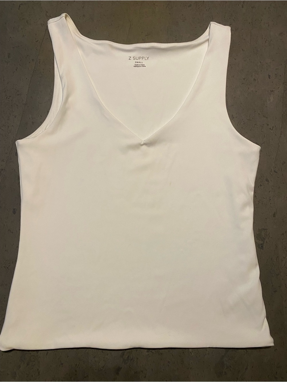 Z Supply Cream V-Neck Camisole Tank